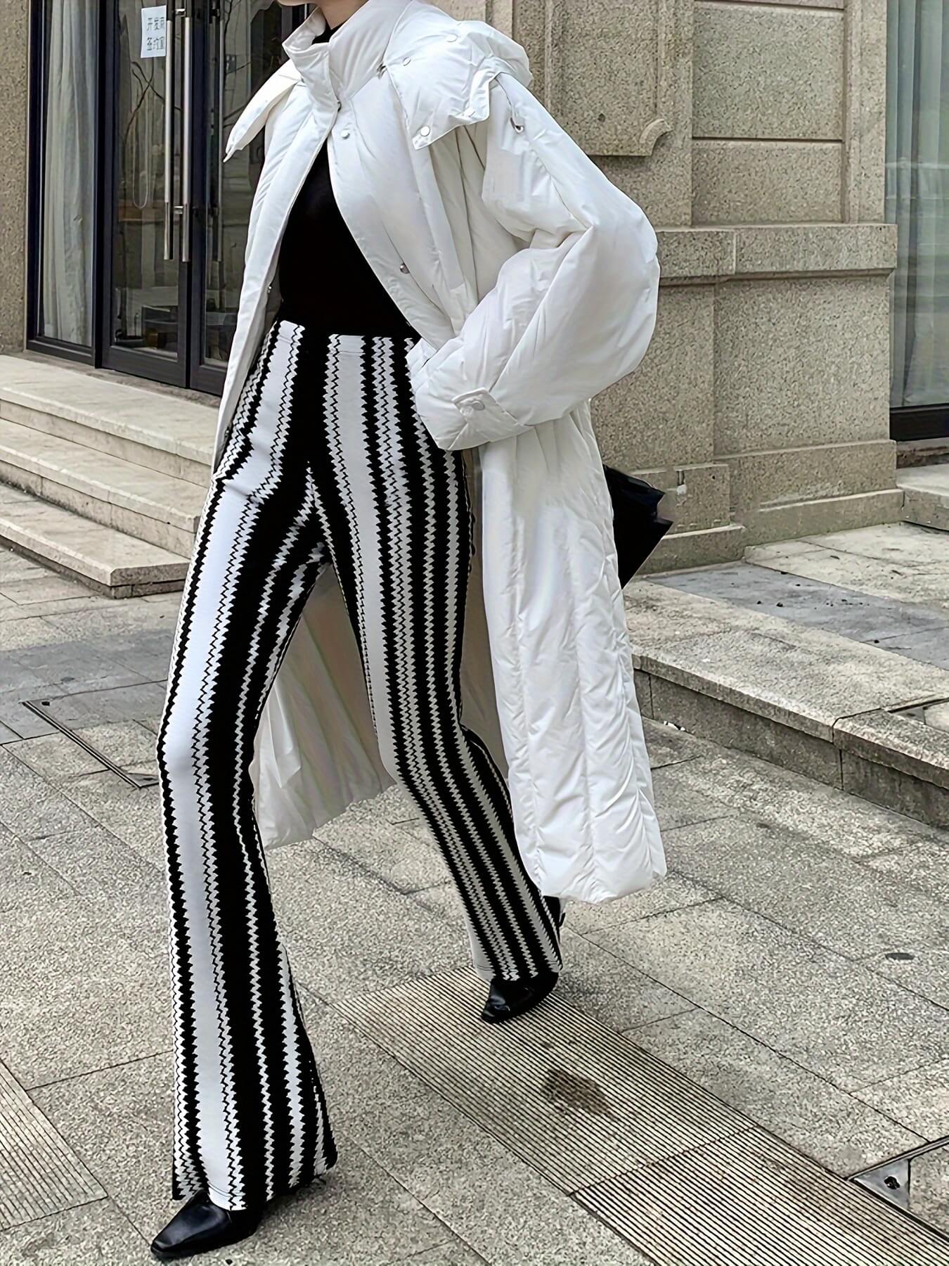 Black and White Forbidden Pants