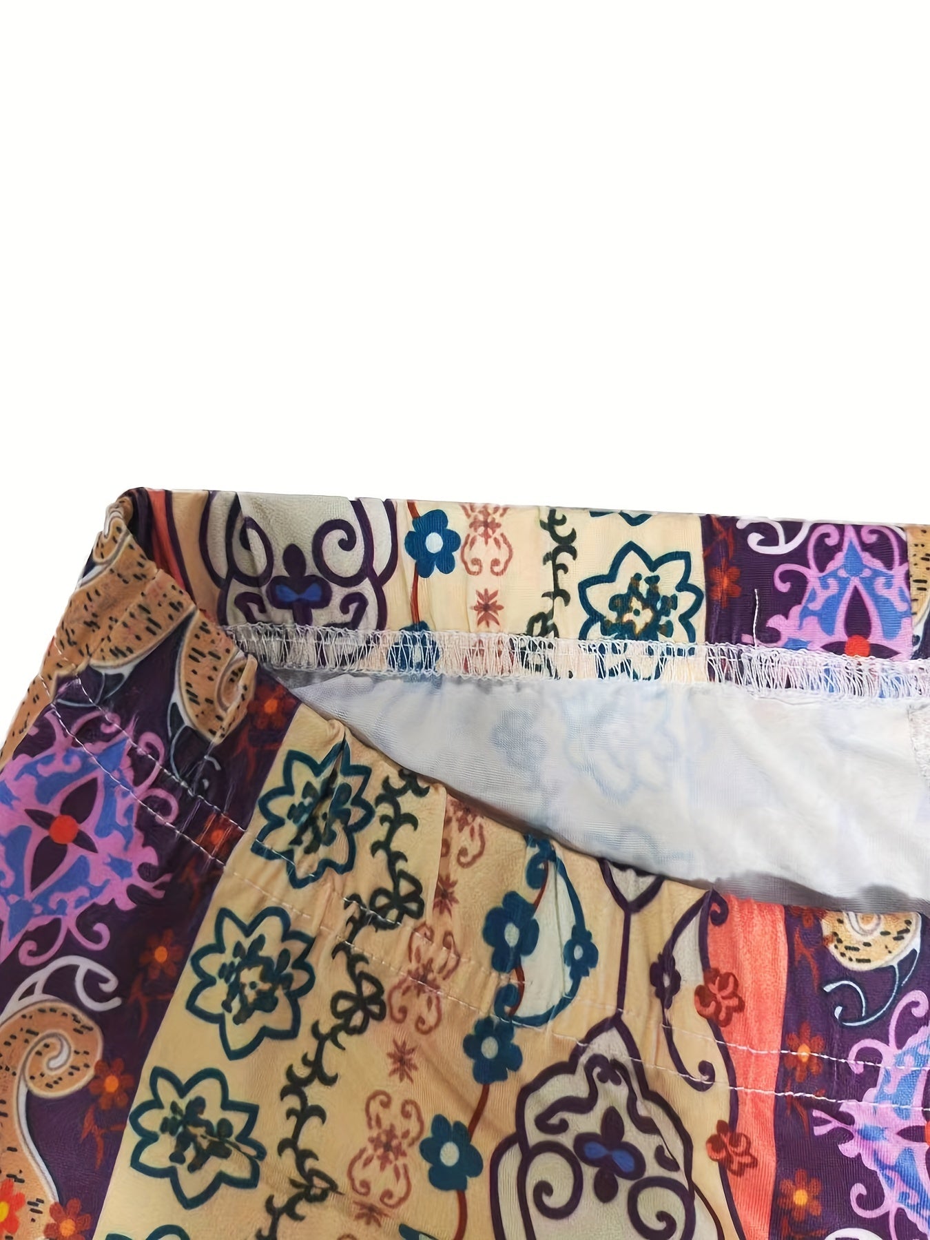 Casual Random Print Forbidden Pants