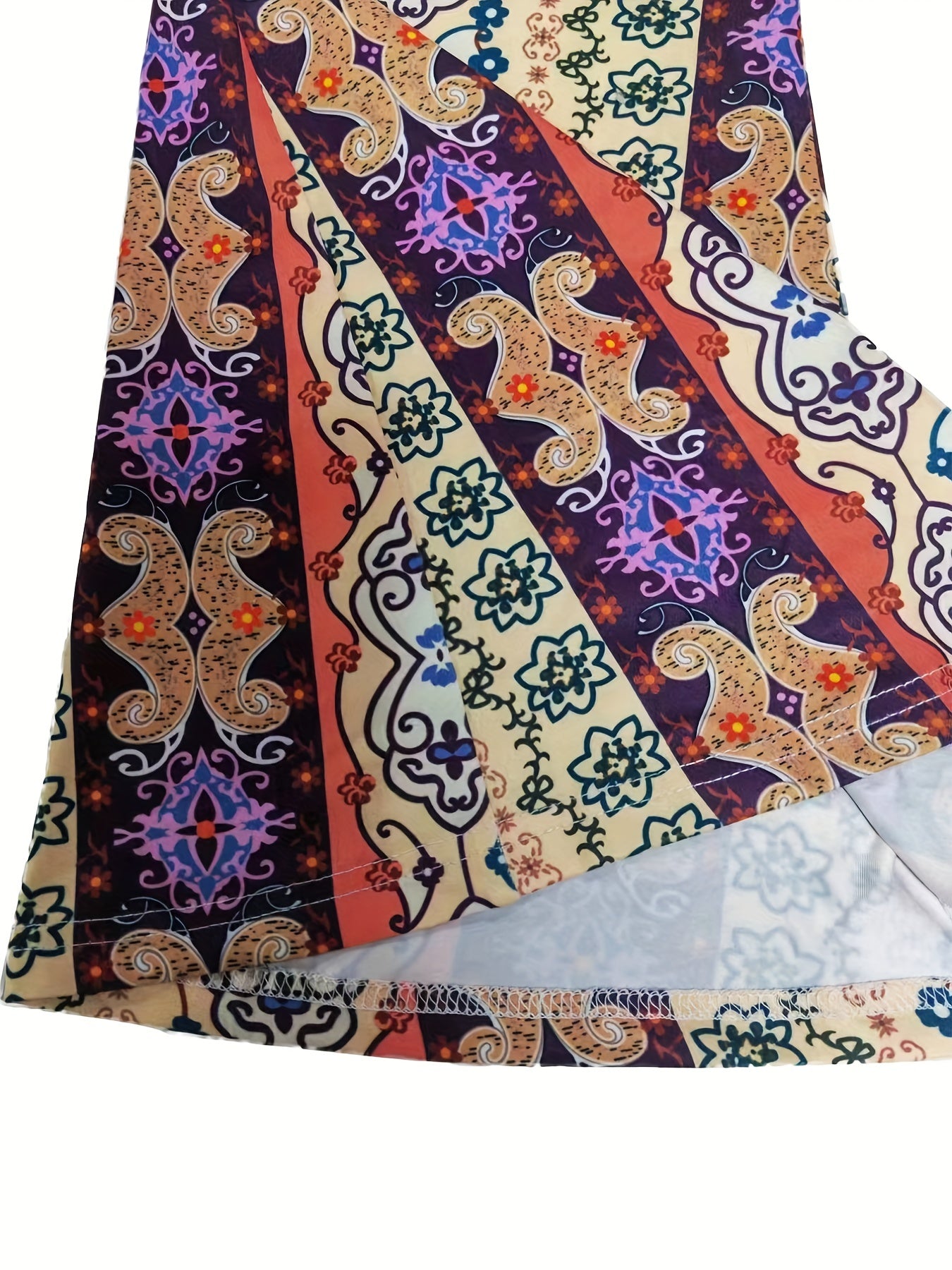 Casual Random Print Forbidden Pants