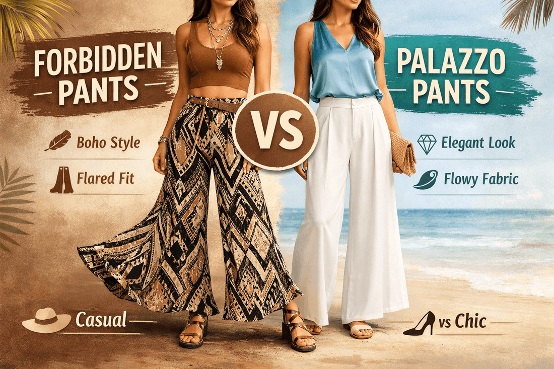 Forbidden Pants vs Palazzo Pants