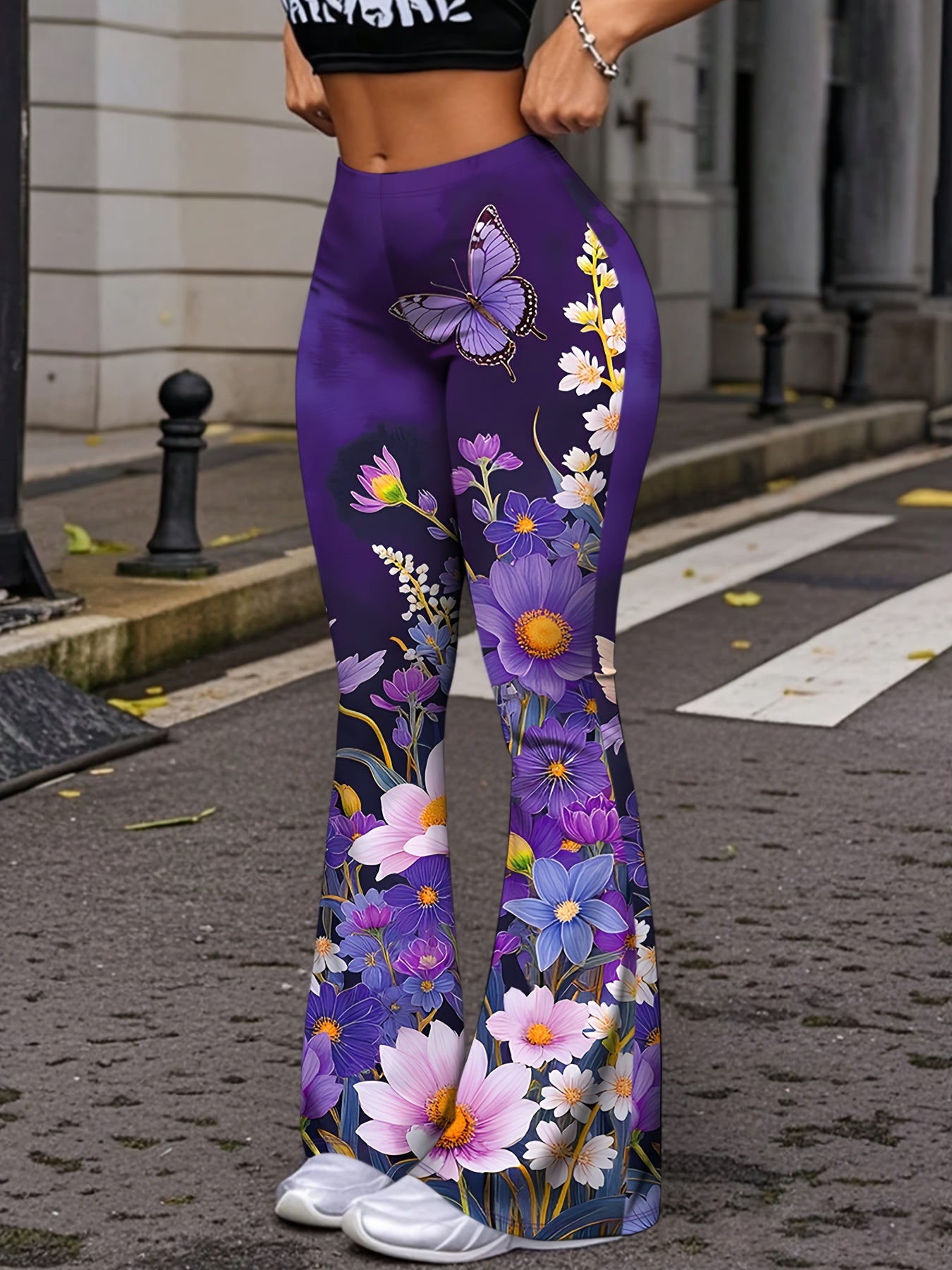 Butterfly Print Forbidden Pants