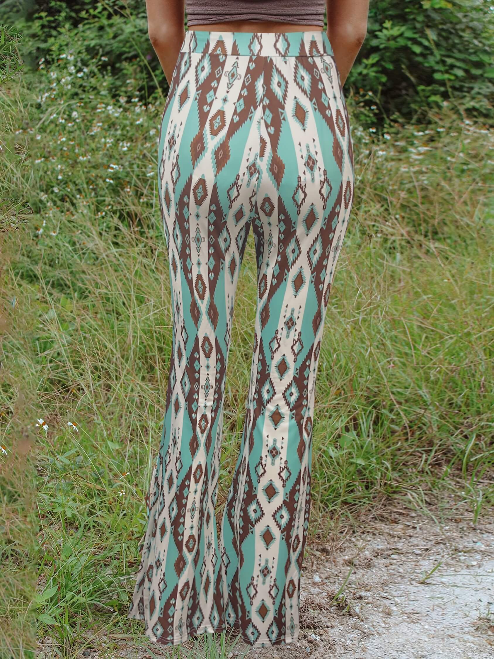 Chic High Waist Tribal Print Forbidden Pants