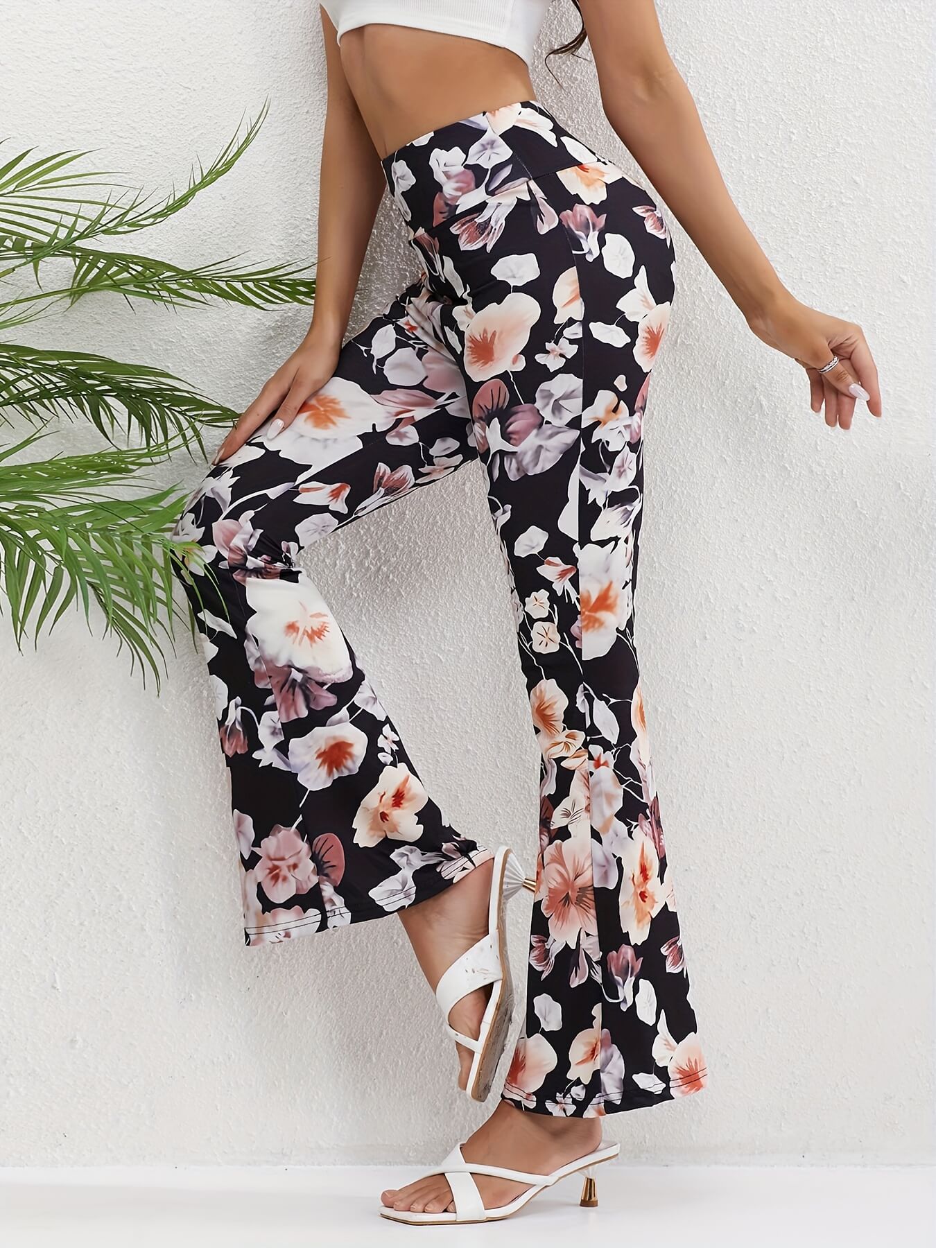 Flower Print Forbidden Pants