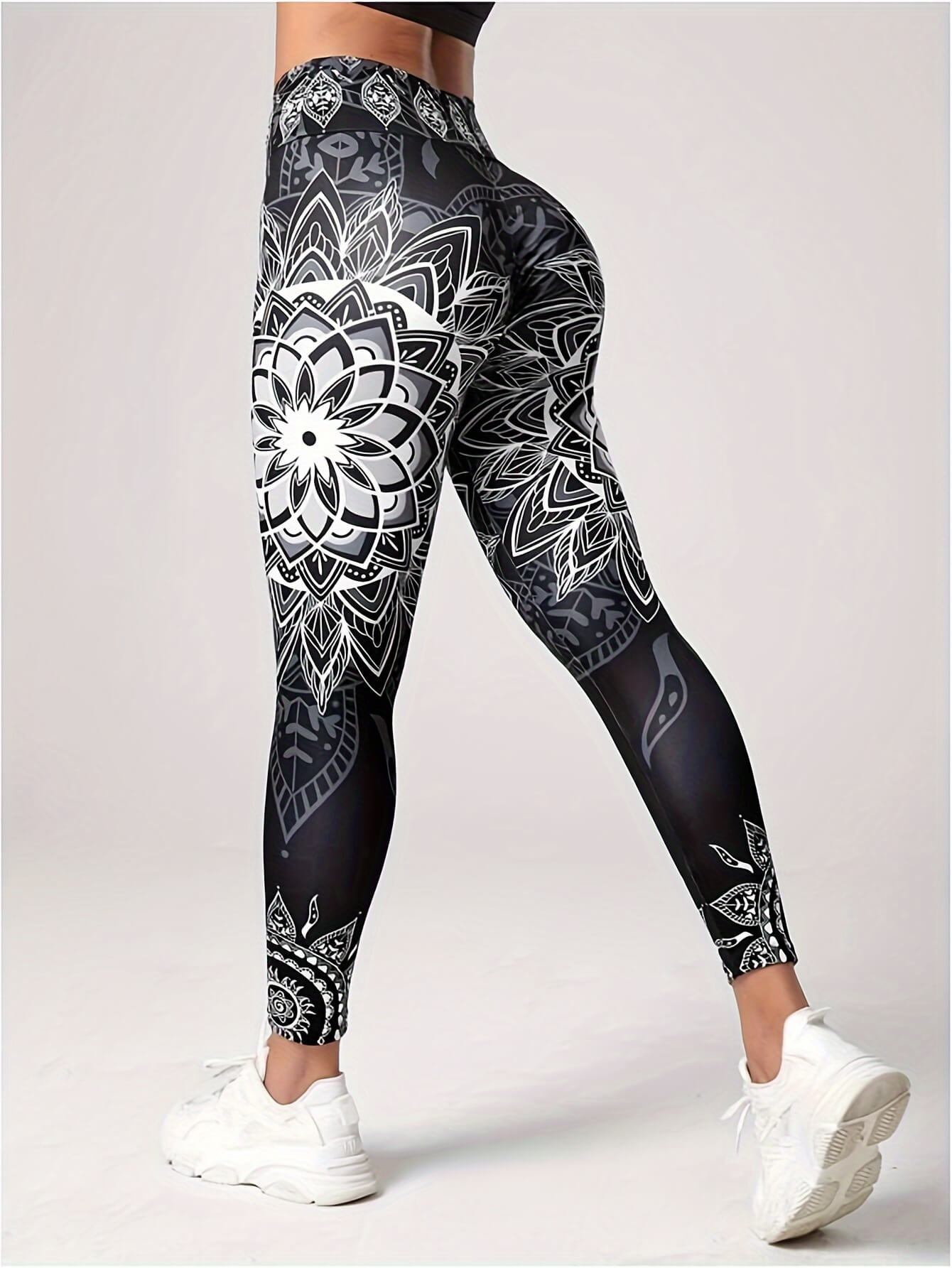 High-Waist Floral Forbidden Leggings