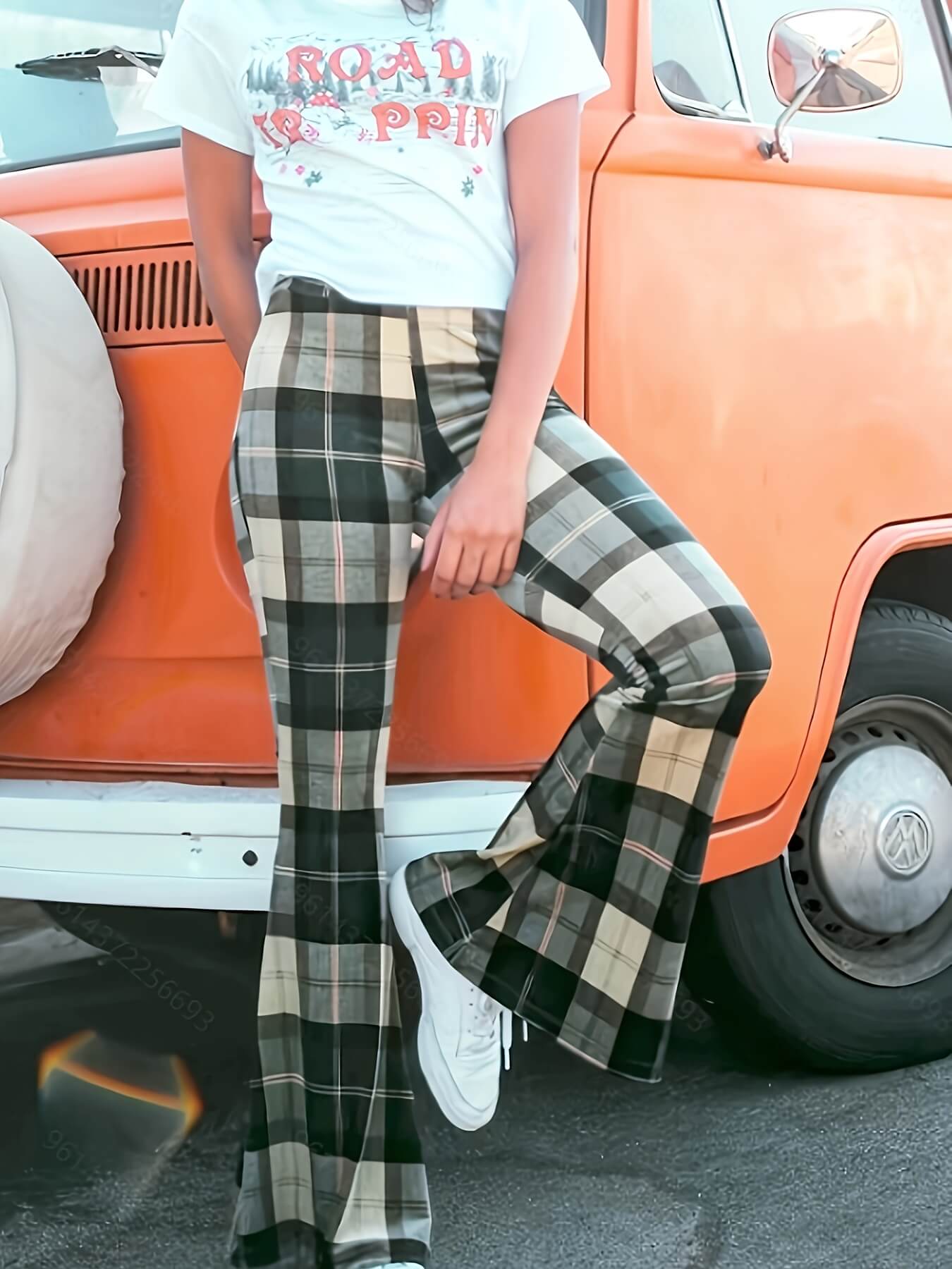 Plaid Print Forbidden Pants