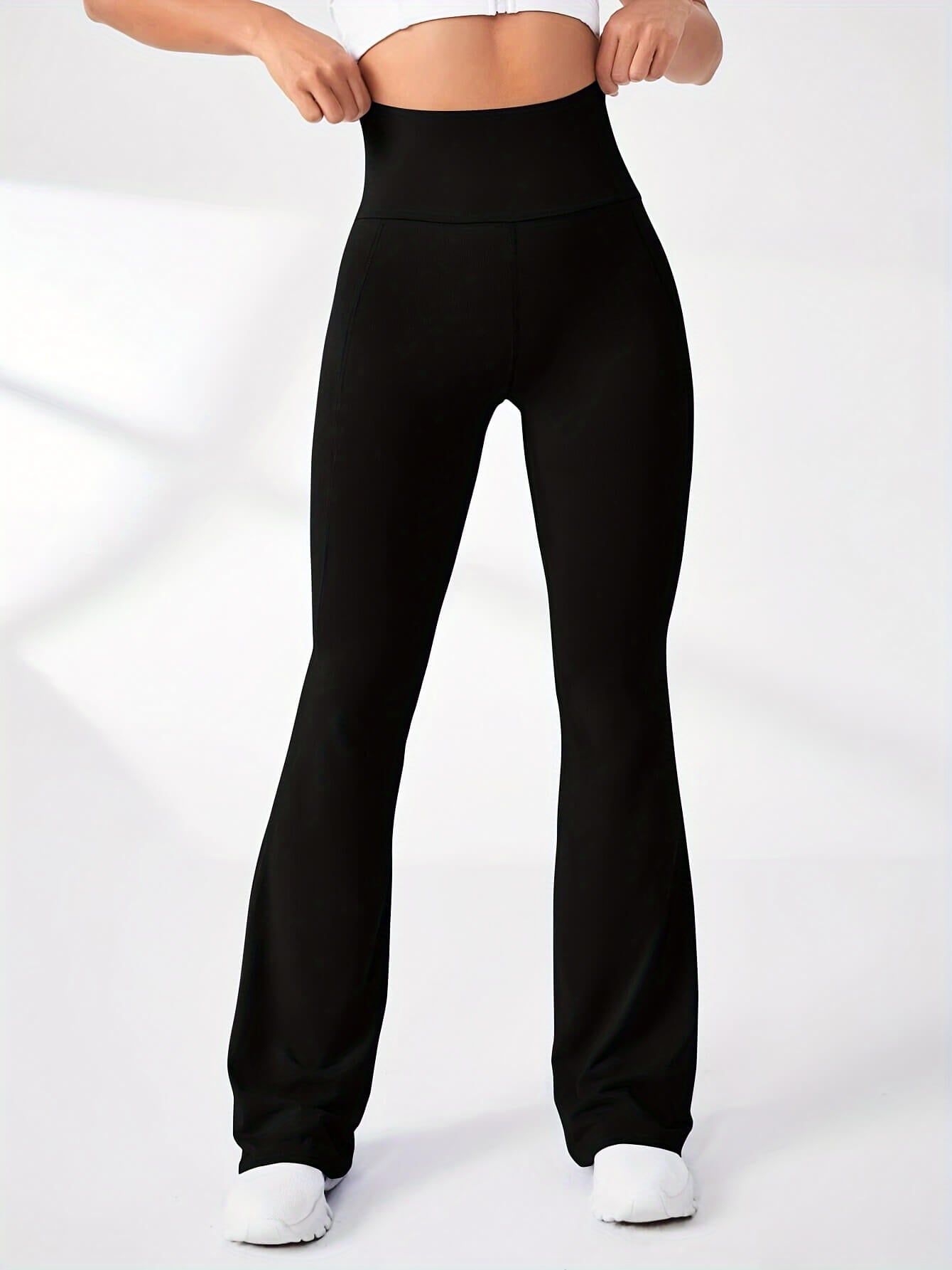 Solid Color Comfy Forbidden Pants in Black