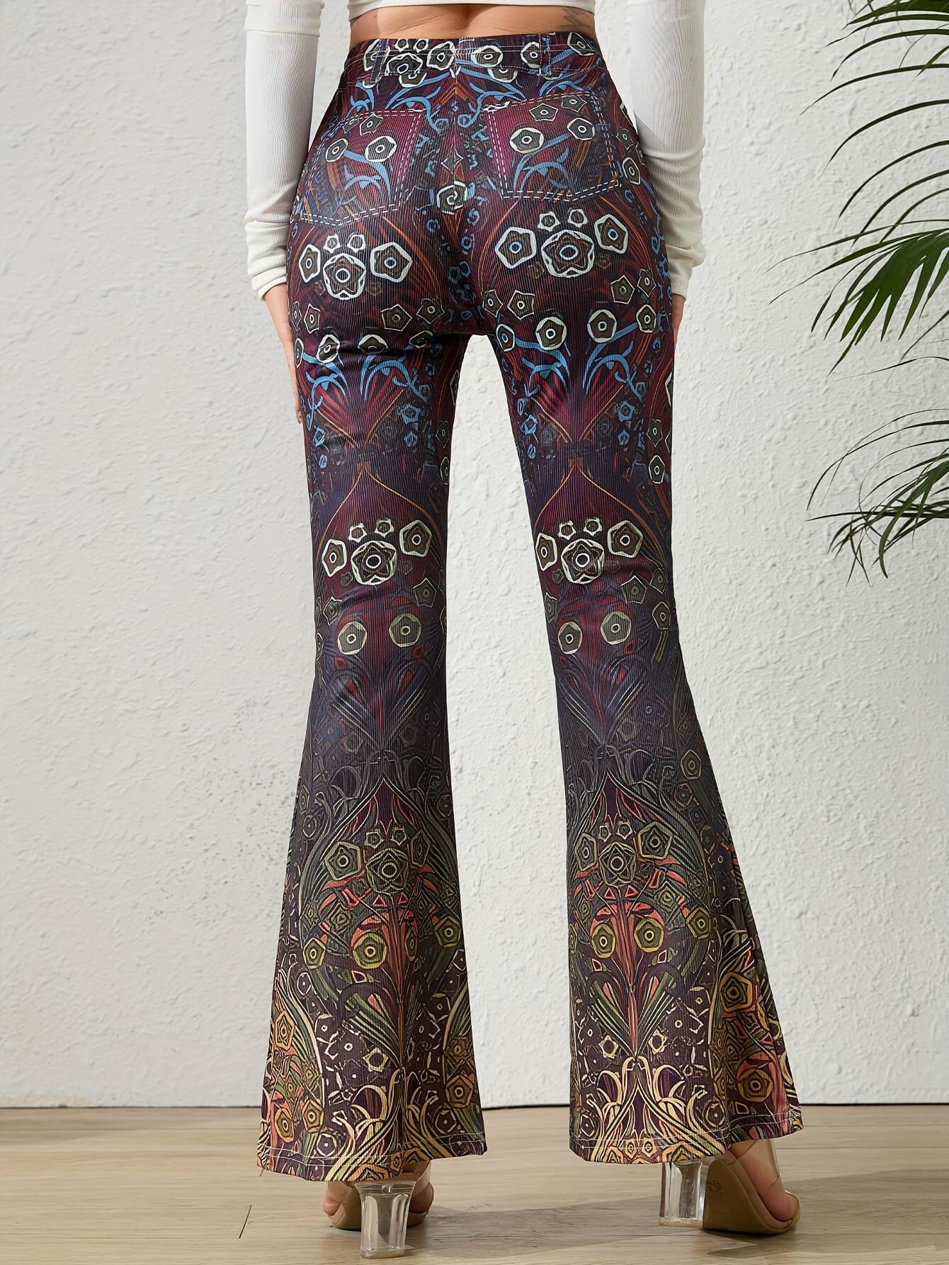 Tribal Print Casual Forbidden Pants