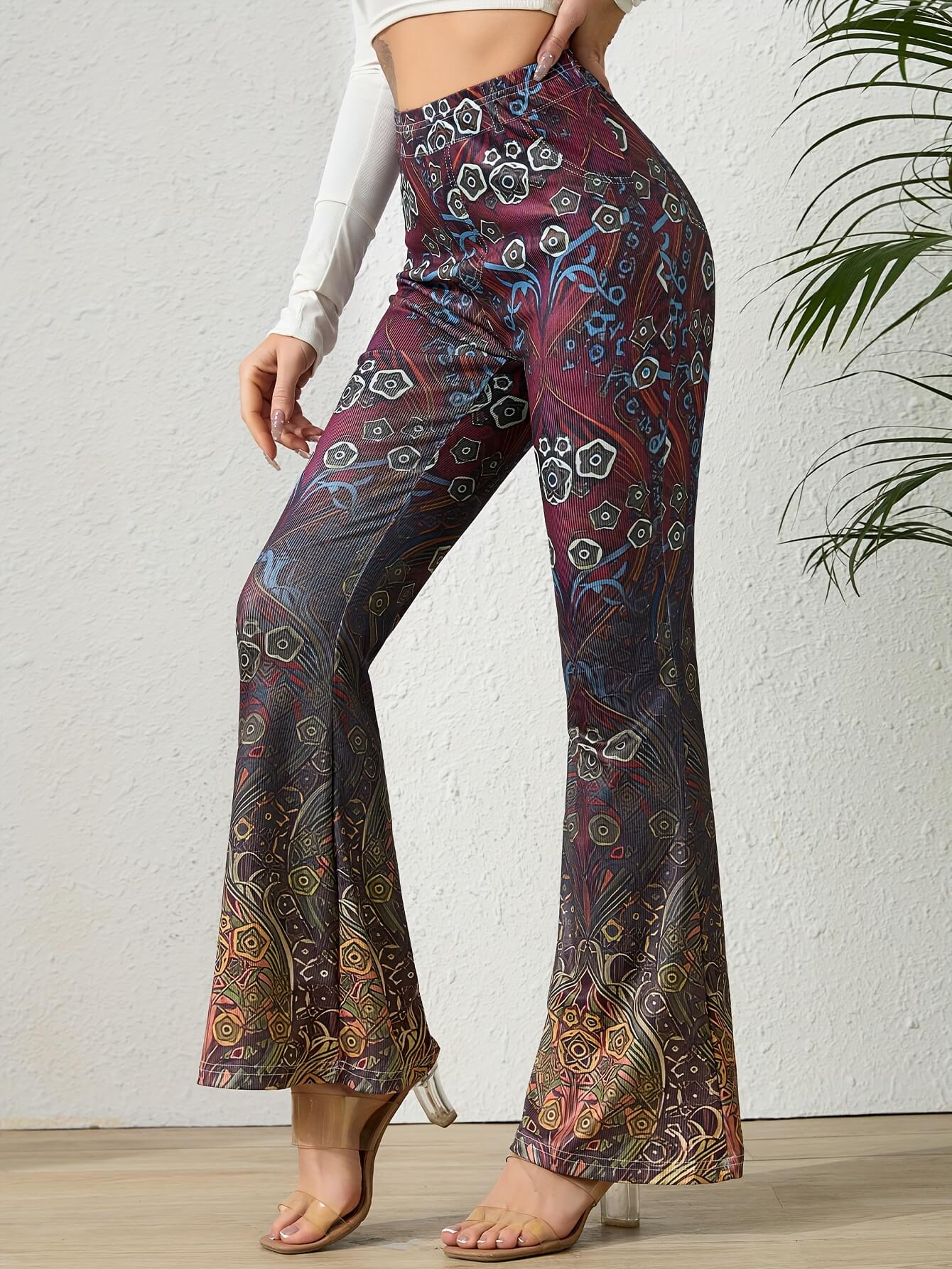 Tribal Print Casual Forbidden Pants