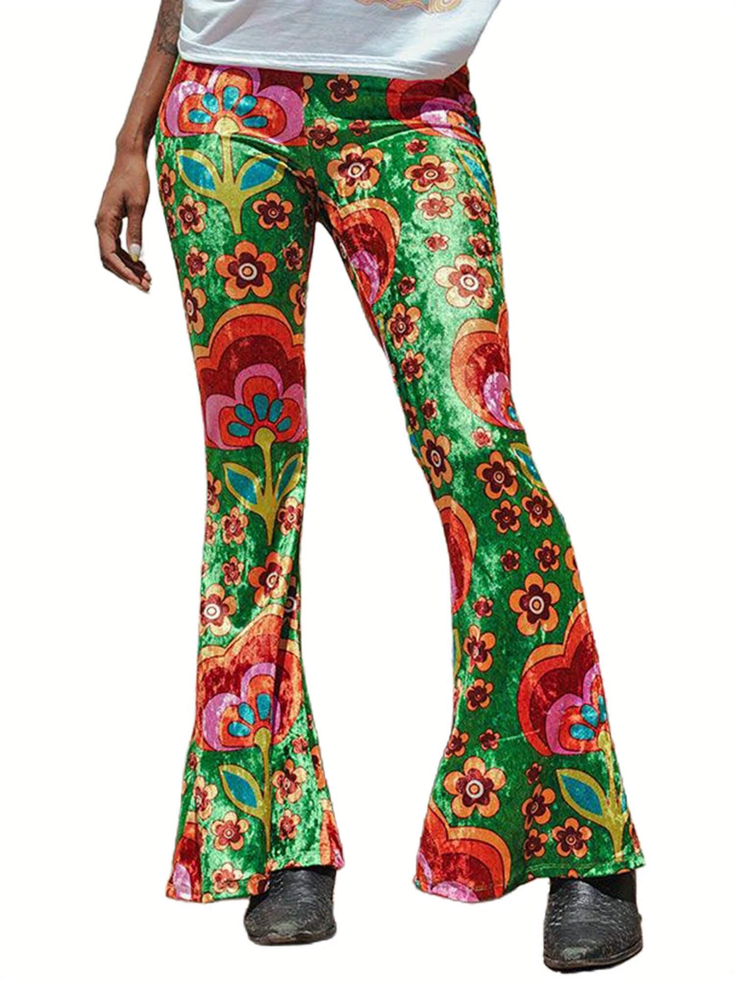 Vintage Floral Print Forbidden Pants